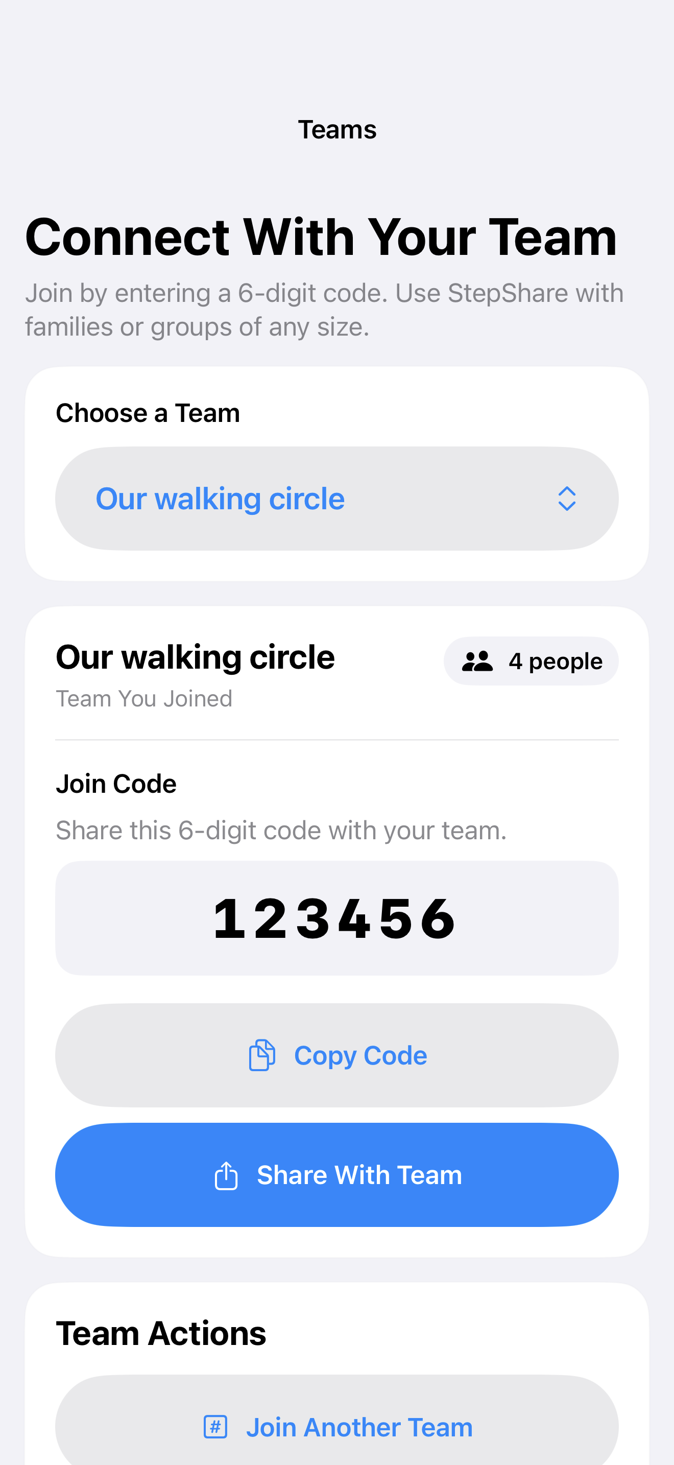 Join with six digits